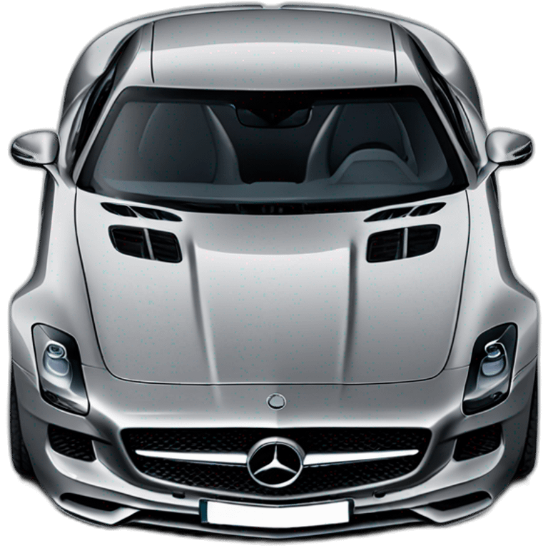 Mercedes SLS AMG Grey emoji