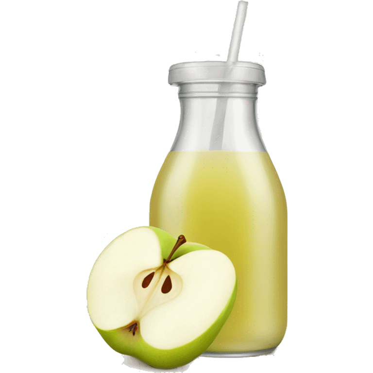 White apple juice  emoji