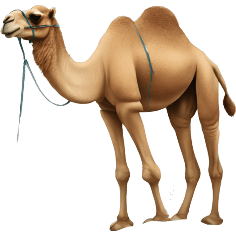 a camel in the snow emoji