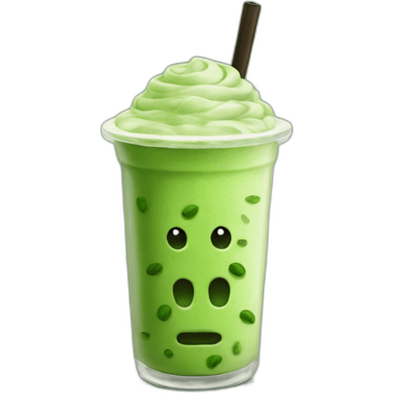 matcha boba tea emoji