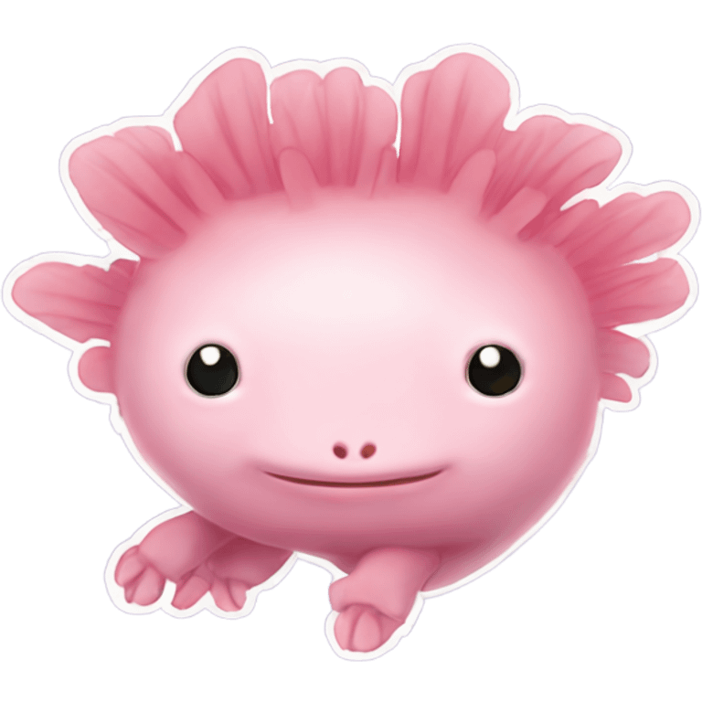 Axolotl Love heart￼ emoji