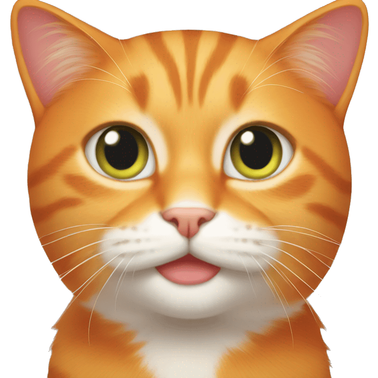 Orange cat  emoji