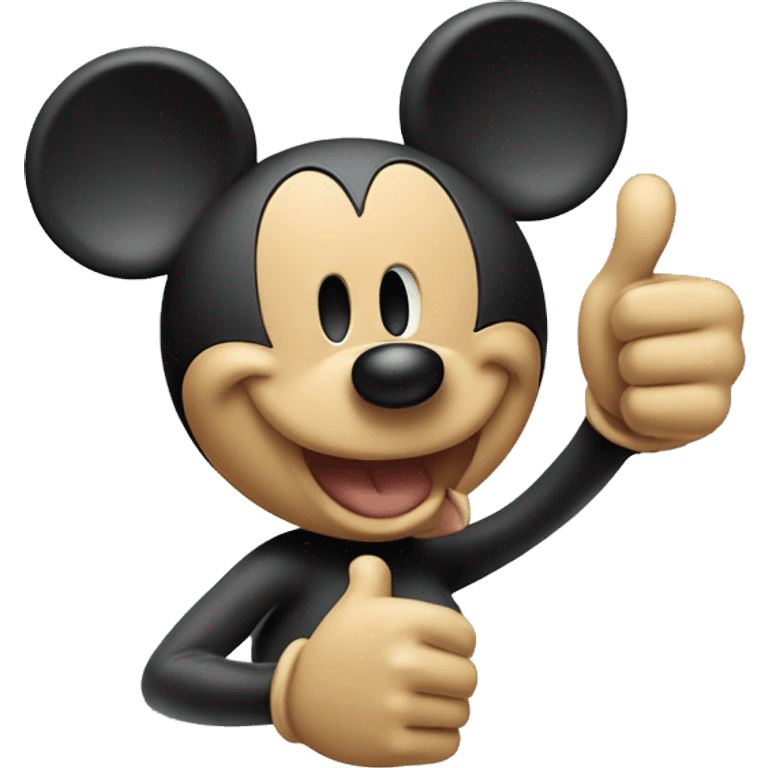 mickey mouse thumbs up emoji