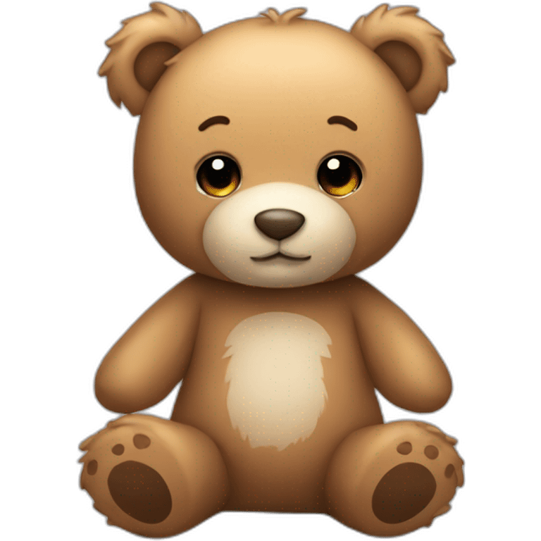 cute teddy bear emoji