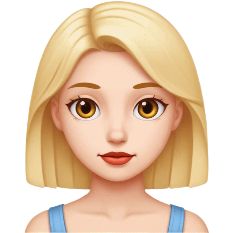 realistic portrait of girl emoji