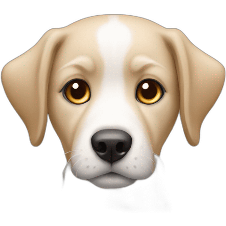 Chien sur chat emoji