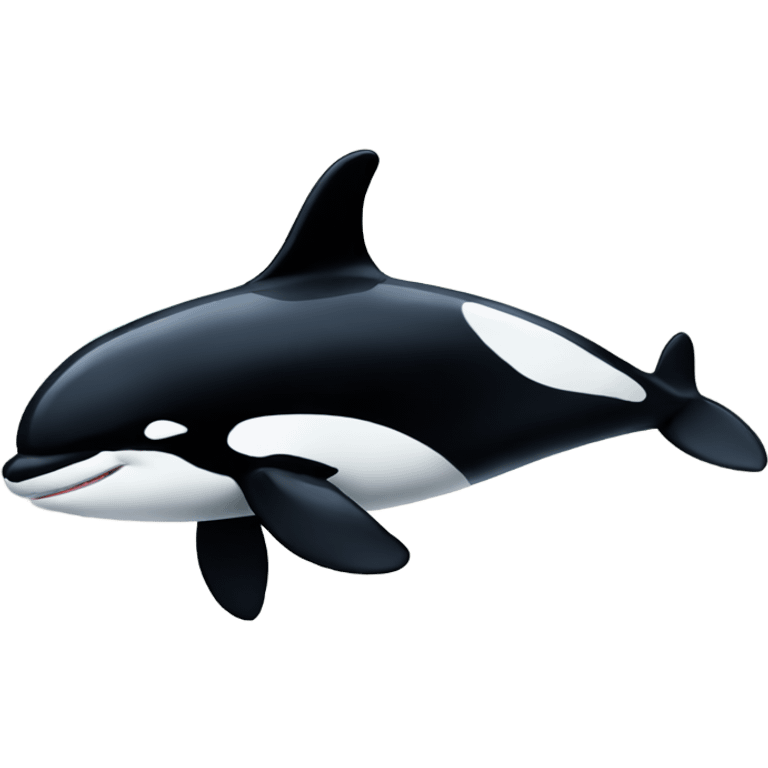 Orca side view emoji