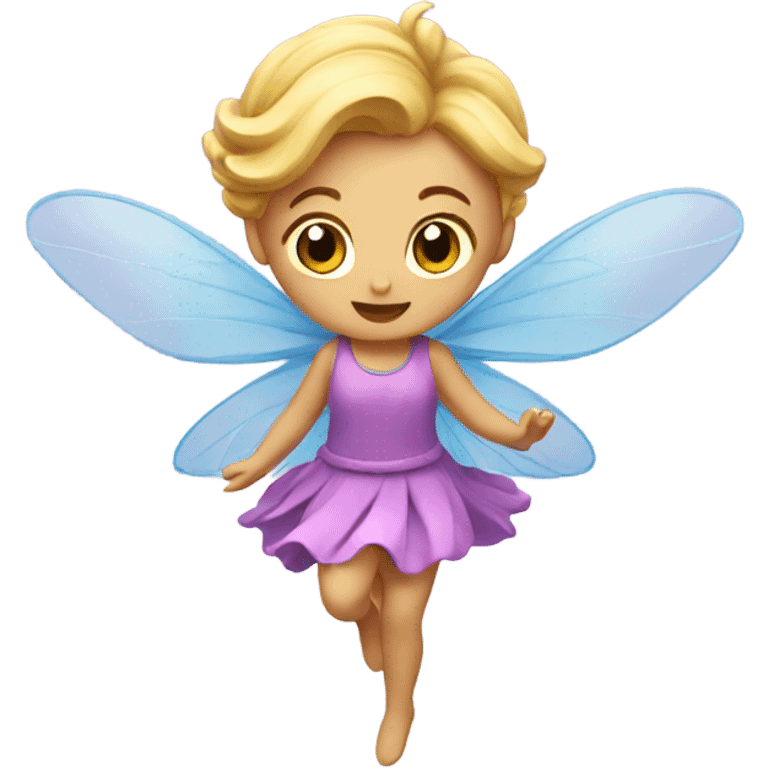 Flying fairy set emoji