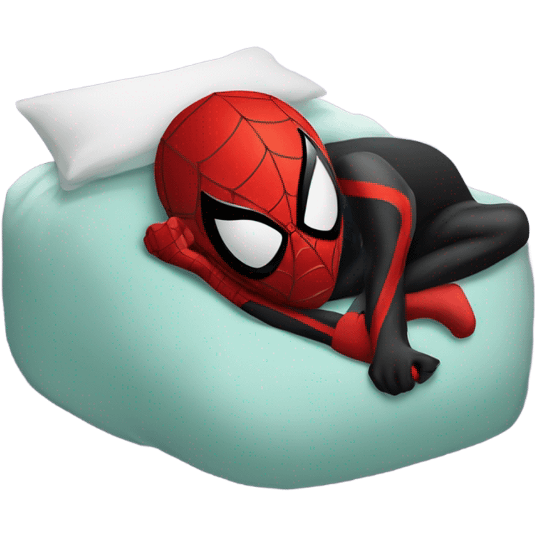 Miles spider man sleepimg emoji