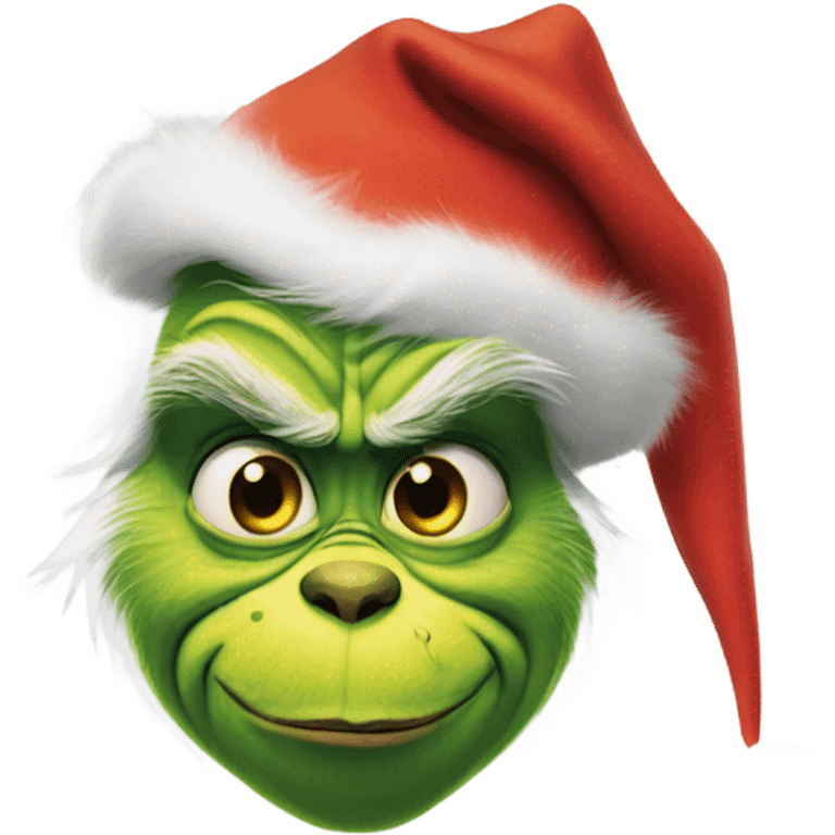 The grinch  emoji