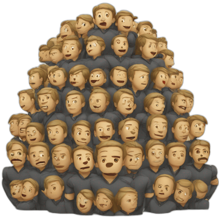 Human towers emoji