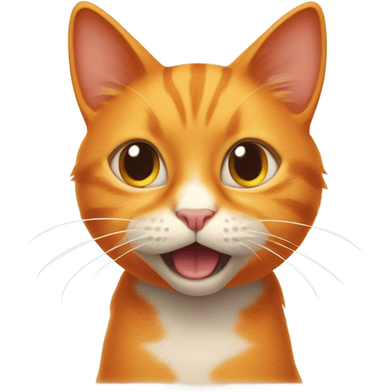 Orang cat say yow emoji