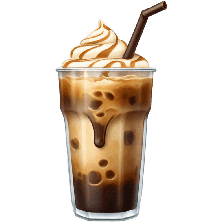 Iced coffee emoji