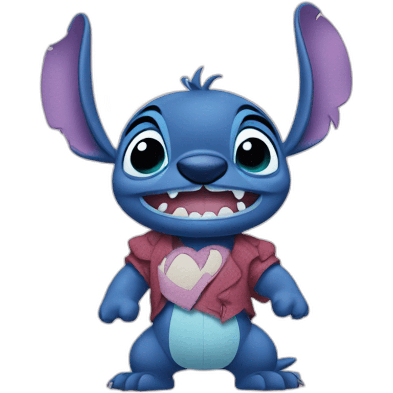 Stitch cœur  emoji