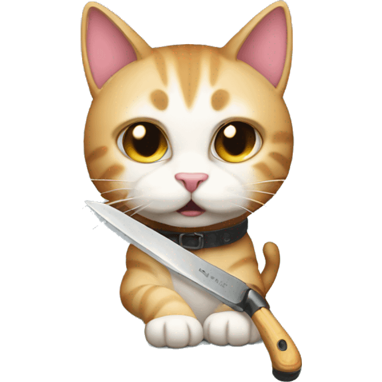 Knife kitty cat   emoji