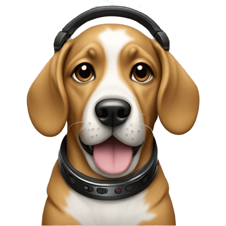 Dog djing  emoji