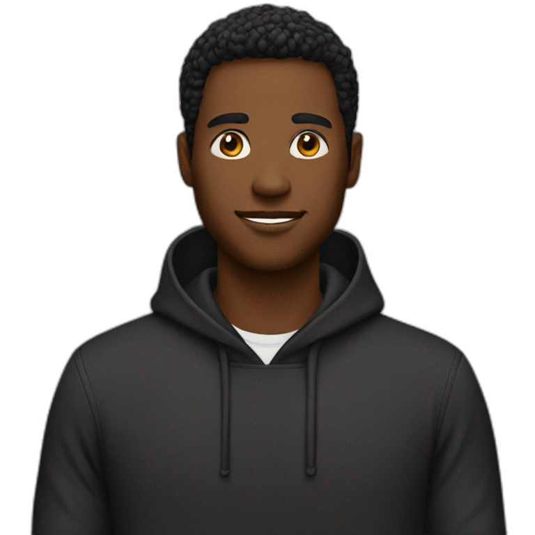 Man black emoji