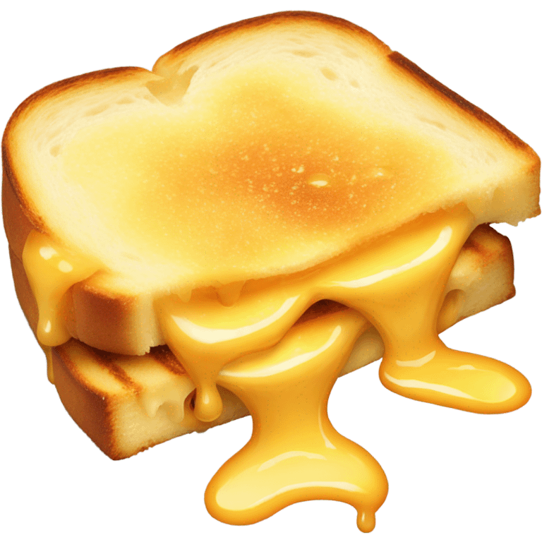 Grilled cheese crying emoji