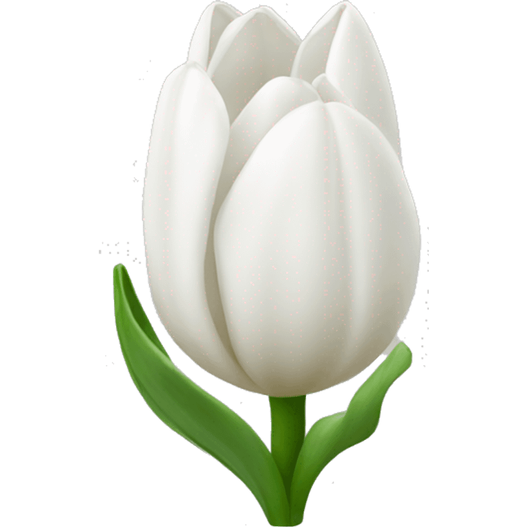 White tulps emoji