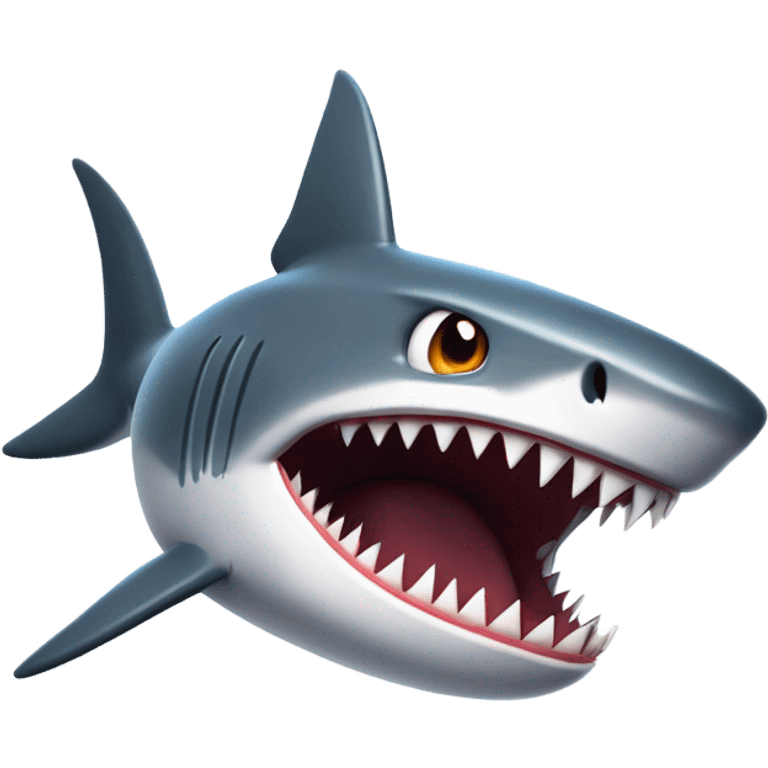 scary shark emoji