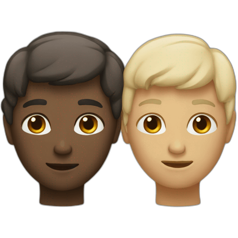 two heads in one emoji