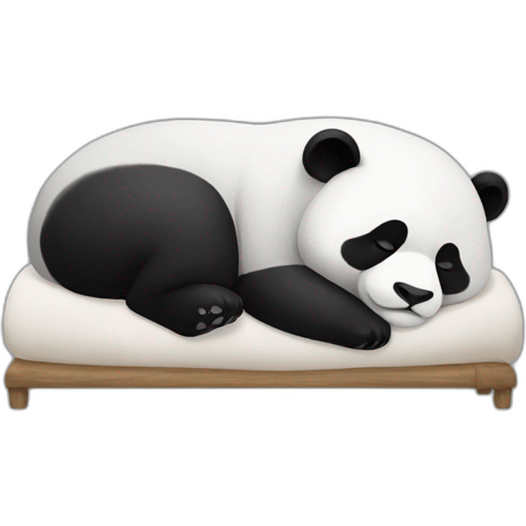 A Panda sleeping emoji