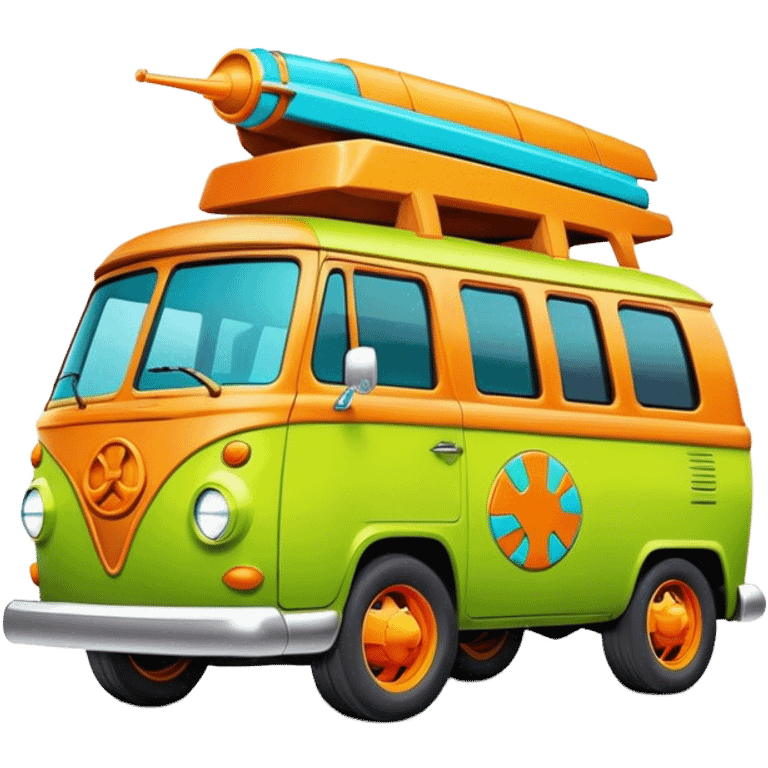 Scooby doo mystery machine emoji