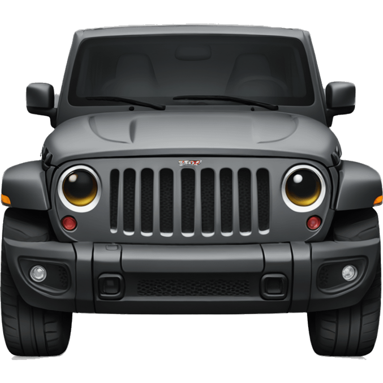 black SRT jeep emoji