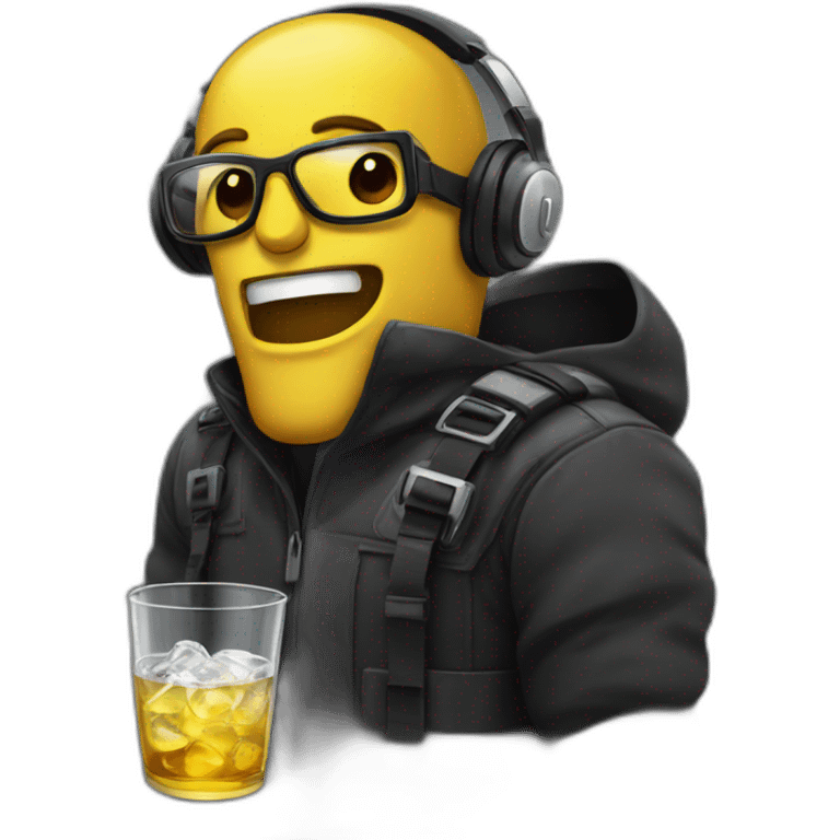 Hardbass avec vodka emoji