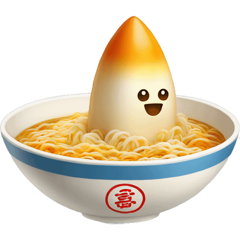 rocket in ramen bowl emoji