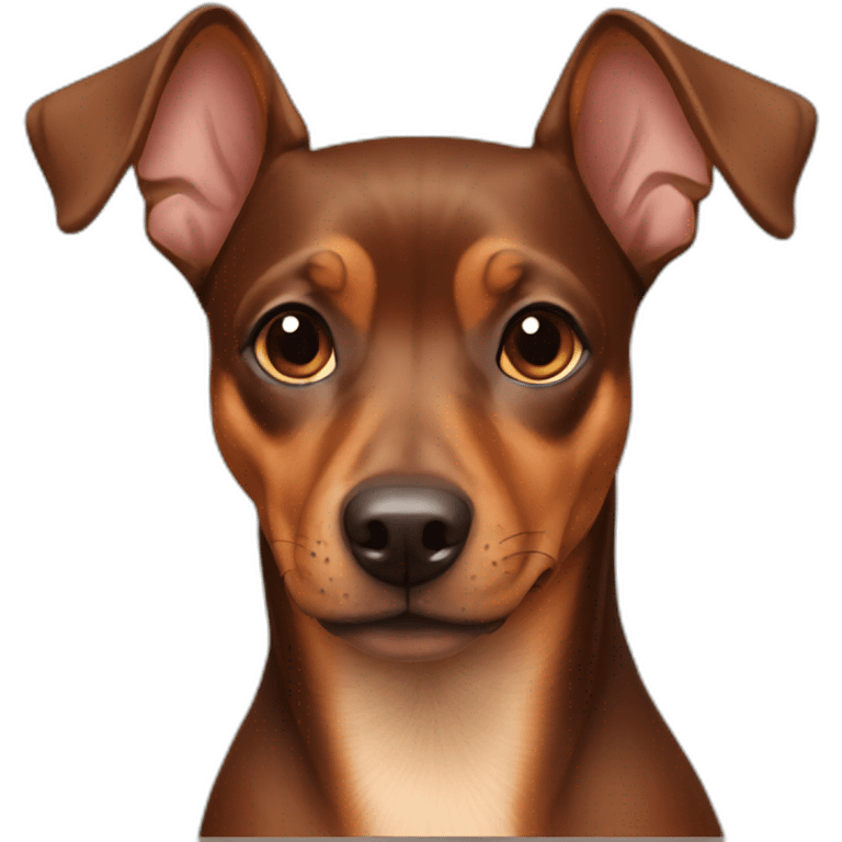 Pinscher brown emoji