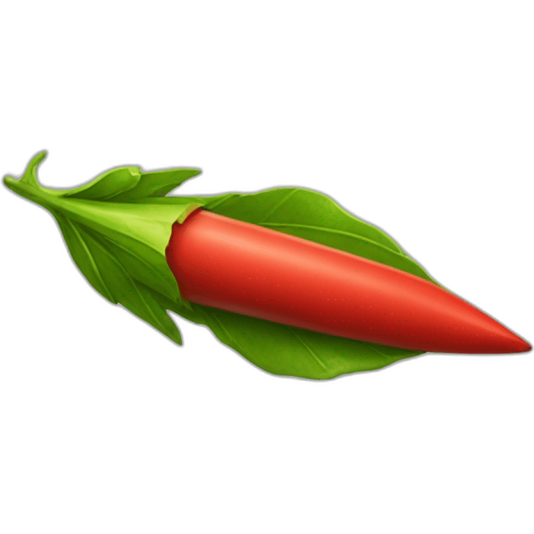 red-rocket-leaf emoji