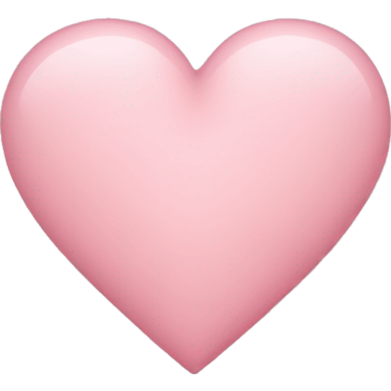 light pink heart emoji