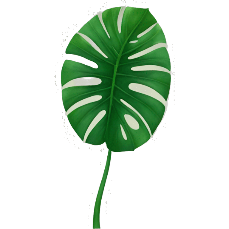 Monstera leaf  emoji