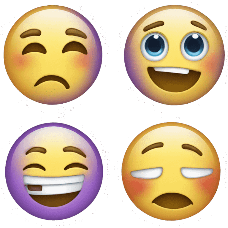 Emoji with one star eye and one heart eye laughing and crying emoji