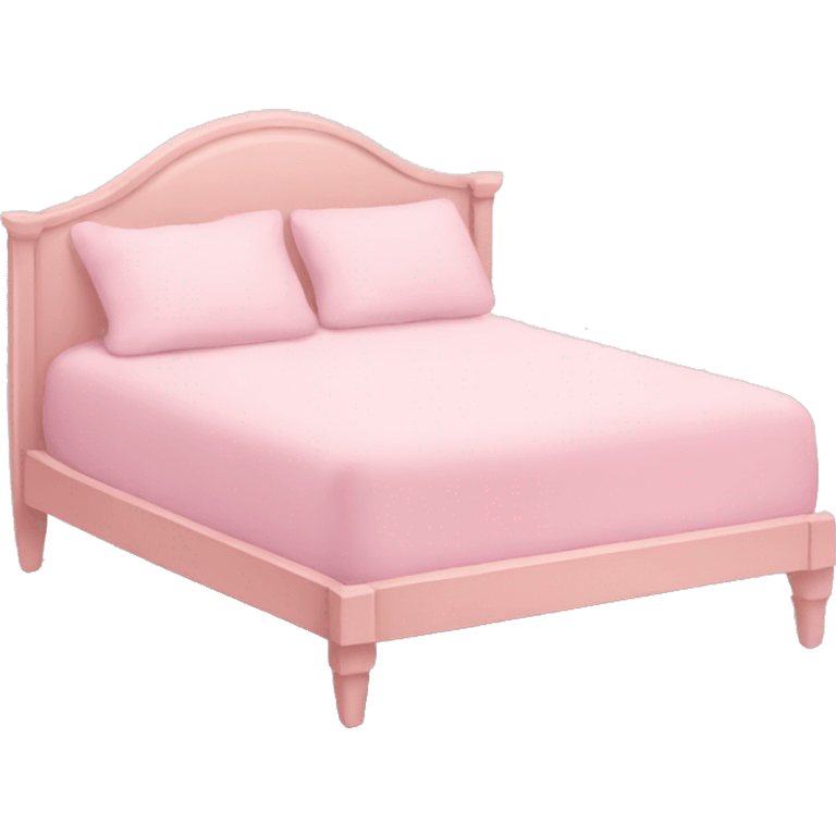 Light pink bed emoji