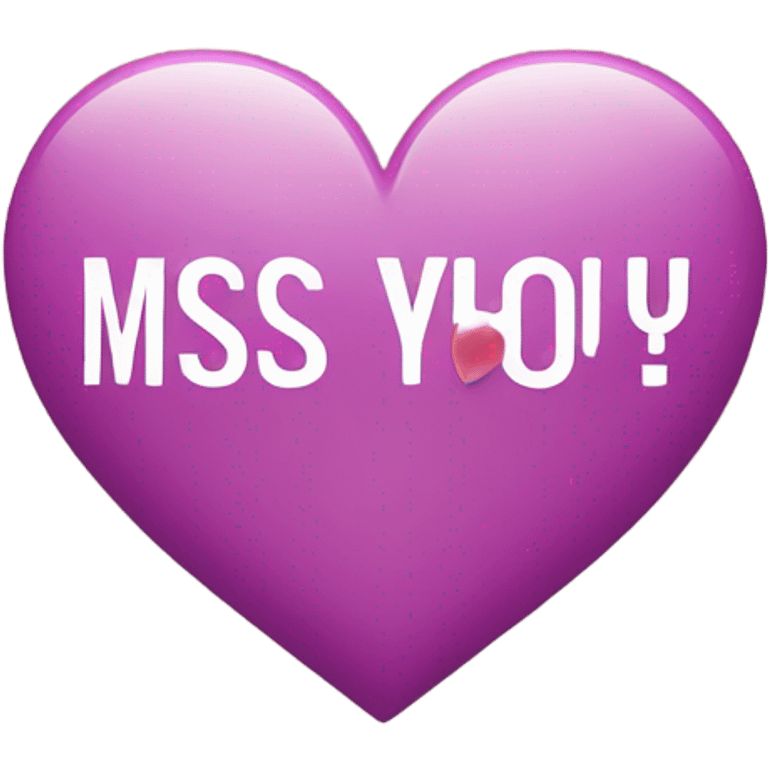 Heart with miss you  emoji