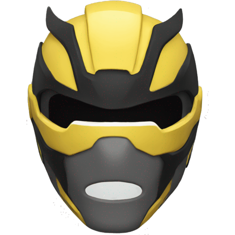 yellow ranger mask emoji emoji