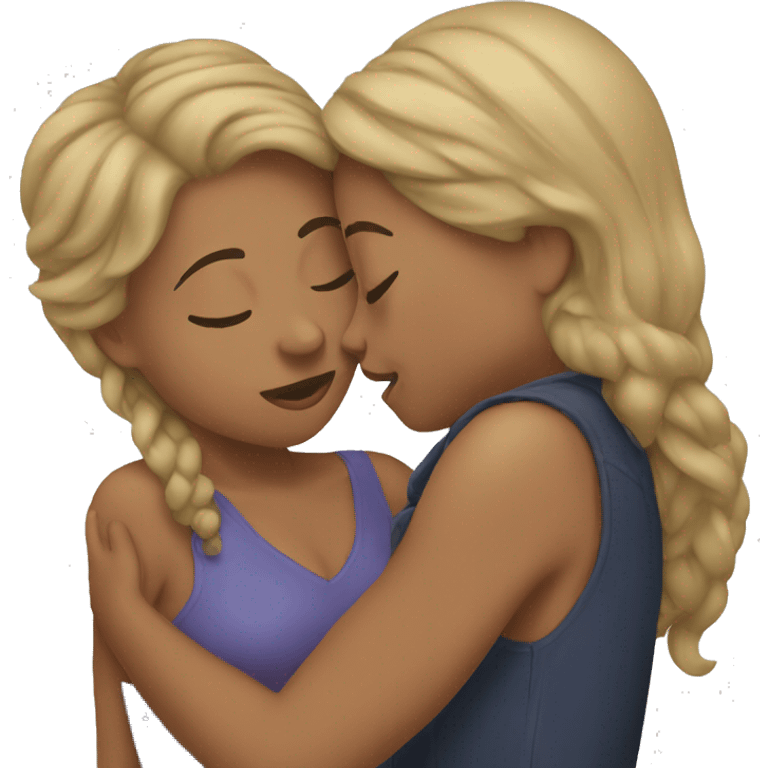 Lesbian kiss emoji