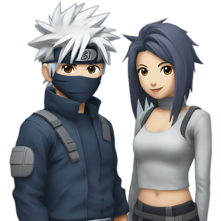 Kakashi Hatake  et mina emoji