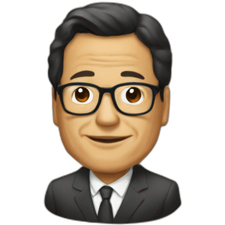 Presidente Gustavo Petro con neru emoji