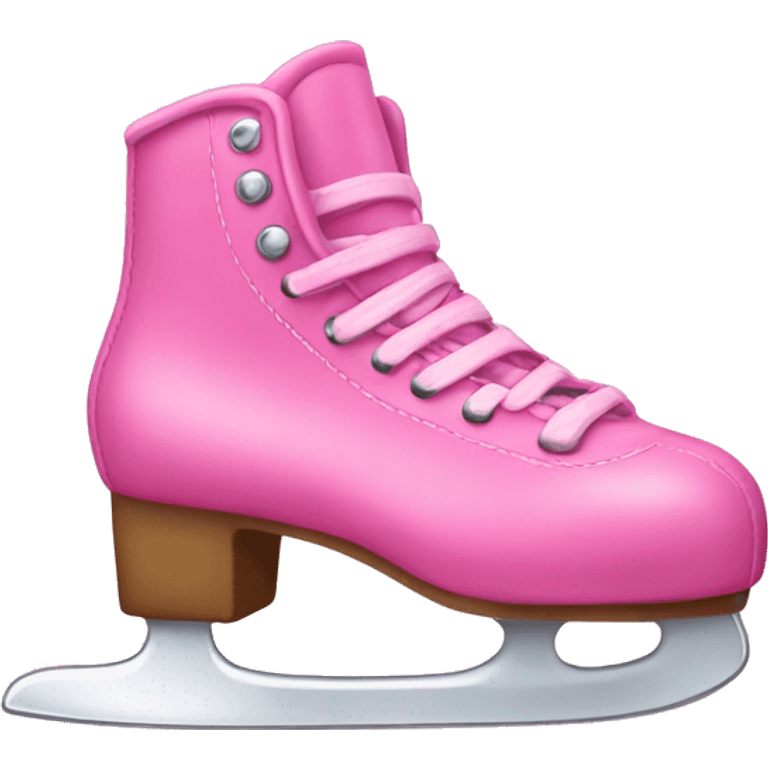 pink ice skate emoji