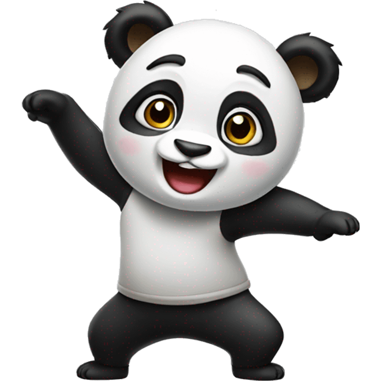 Dancing panda  emoji