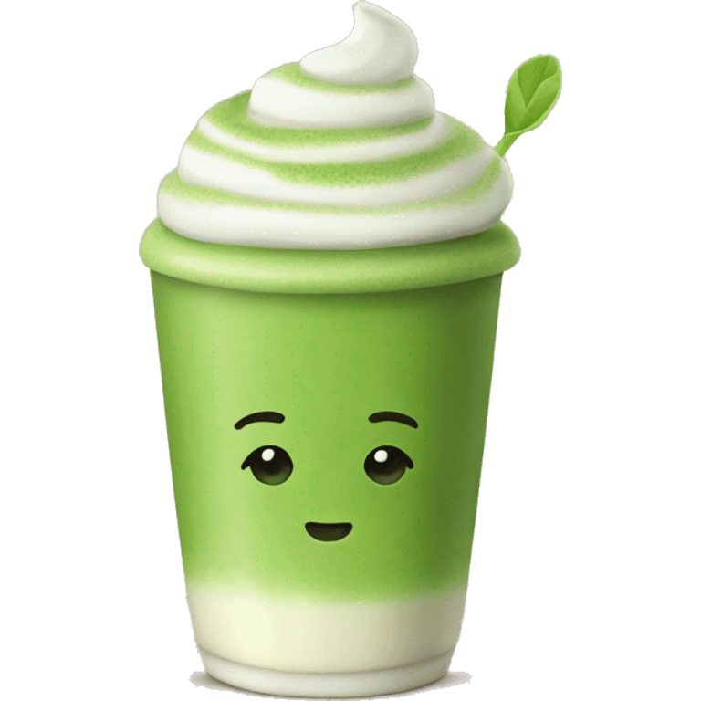 Matcha latte  emoji