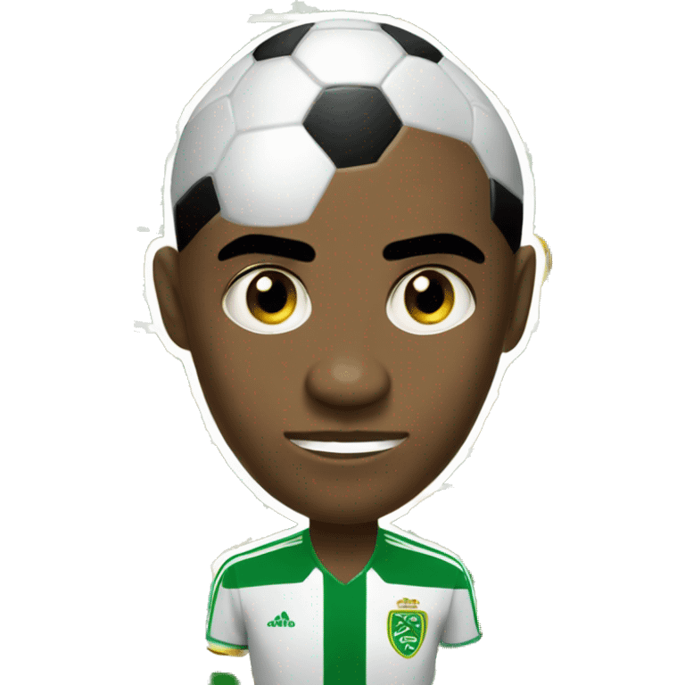 Uma bola de futebol jabulani emoji