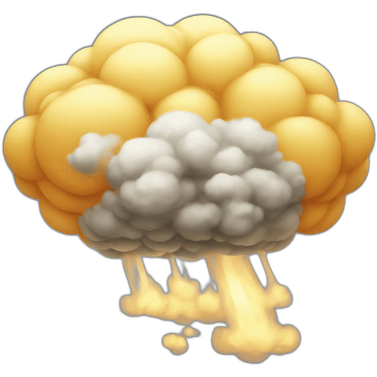 Nuclear cloud cats emoji