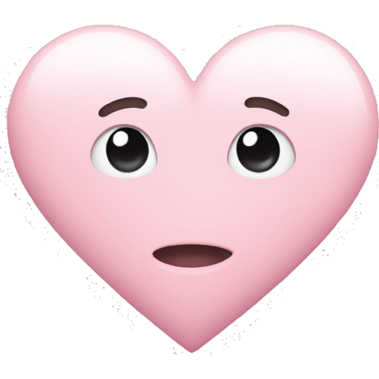 light pink heart emoji