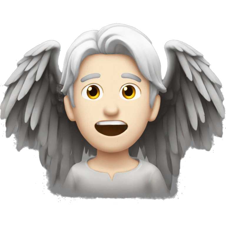 falling dark angel male pale emoji