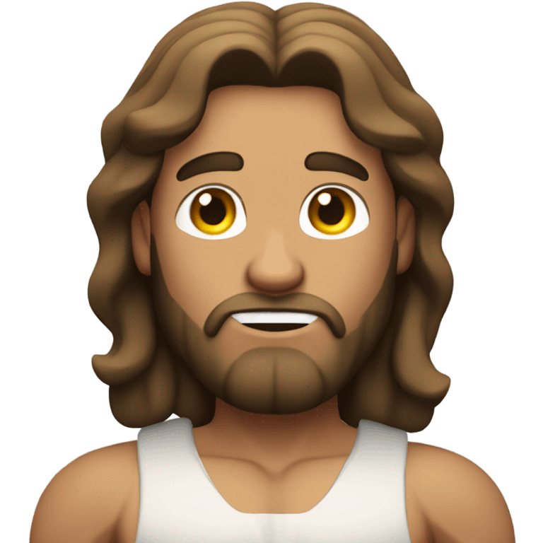 Jesus with huge muscles in Iraq emoji