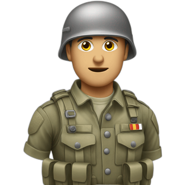 Soldat allemand blanc emoji